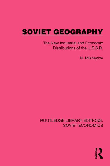bokomslag Soviet Geography