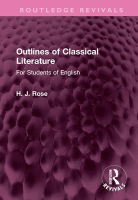 Outlines of Classical Literature 1