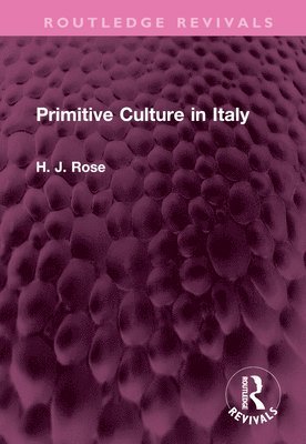 Primitive Culture in Italy 1