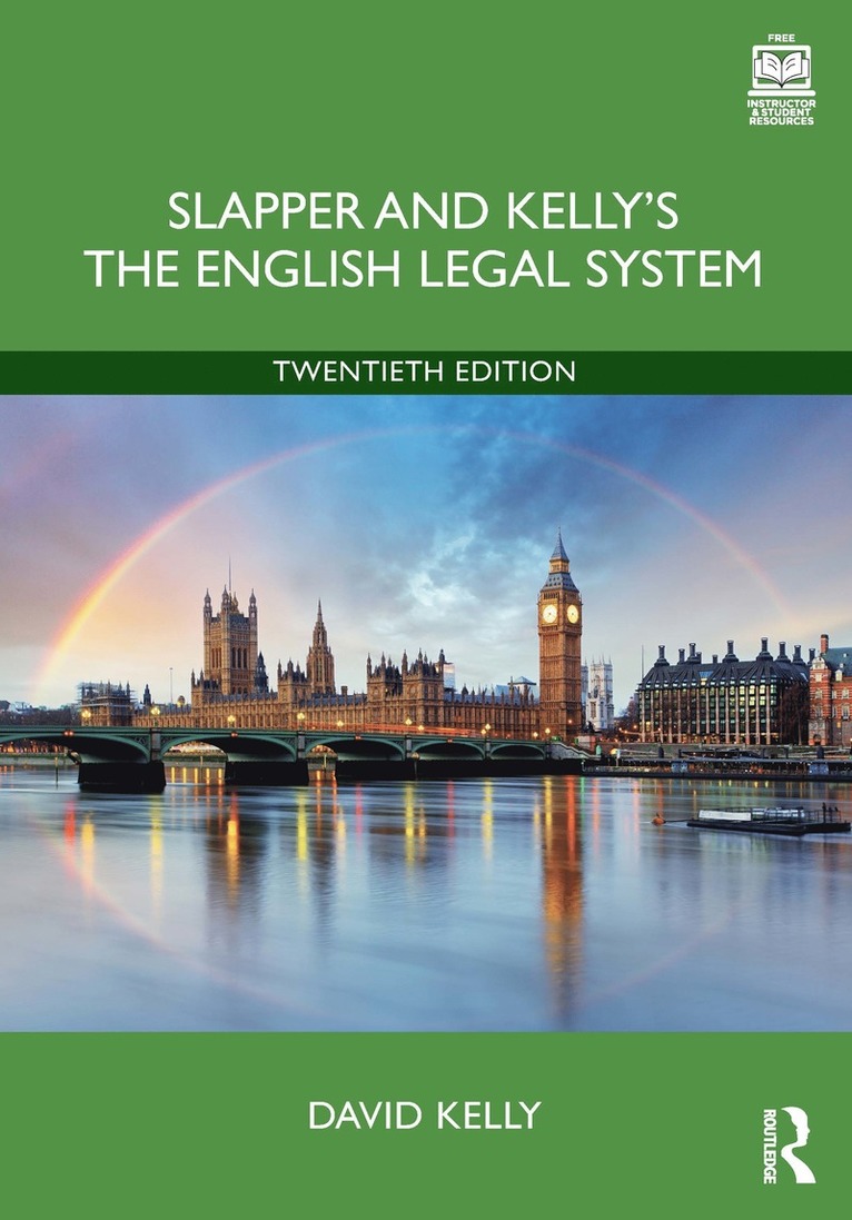 David Kelly, UK) Kelly, David (Staffordshire University - Slapper and Kelly's The English Legal System, Häftad
