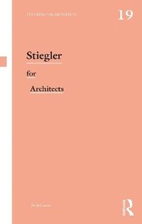 bokomslag Stiegler for Architects