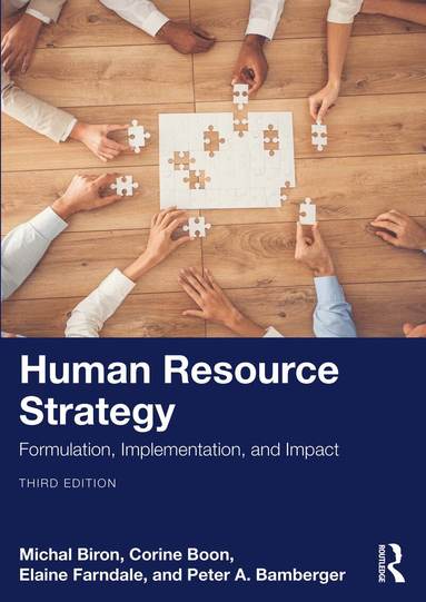 Michal Biron, Corine Boon, Elaine Farndale, Peter A. Bamberger - Human Resource Strategy, Häftad