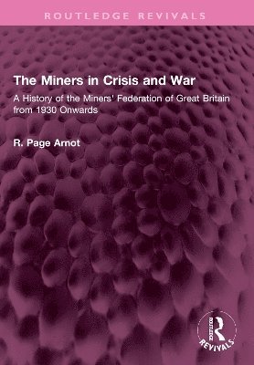 bokomslag Miners in Crisis and War
