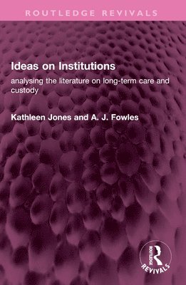 bokomslag Ideas on Institutions