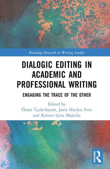 bokomslag Dialogic Editing in Academic and Professional Writing