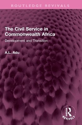 bokomslag Civil Service in Commonwealth Africa