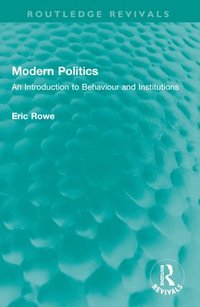 bokomslag Modern Politics