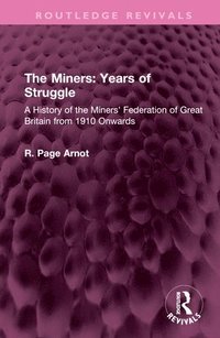 bokomslag The Miners: Years of Struggle