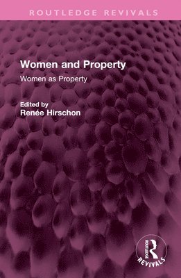 bokomslag Women and Property
