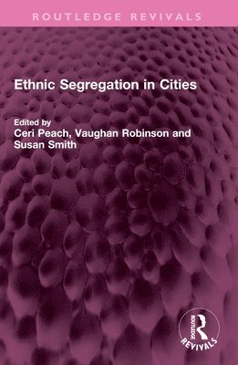 bokomslag Ethnic Segregation in Cities