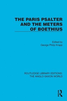bokomslag Paris Psalter and the Meters of Boethius