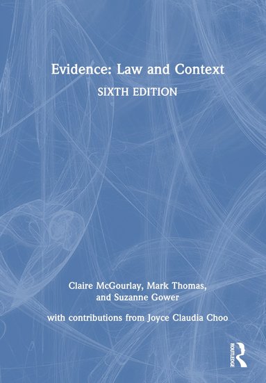 bokomslag Evidence: Law and Context