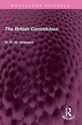 bokomslag British Constitution