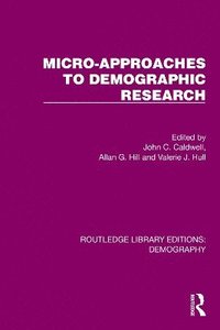 bokomslag Micro-Approaches to Demographic Research