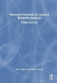 bokomslag Research Methods in Applied Behavior Analysis