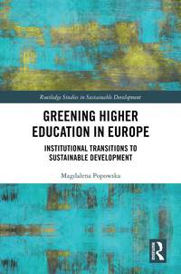 bokomslag Greening Higher Education in Europe