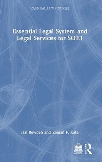 bokomslag Essential Legal System and Legal Services for SQE1