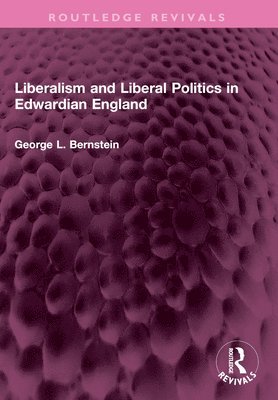 bokomslag Liberalism and Liberal Politics in Edwardian England