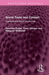 bokomslag Social Texts and Context