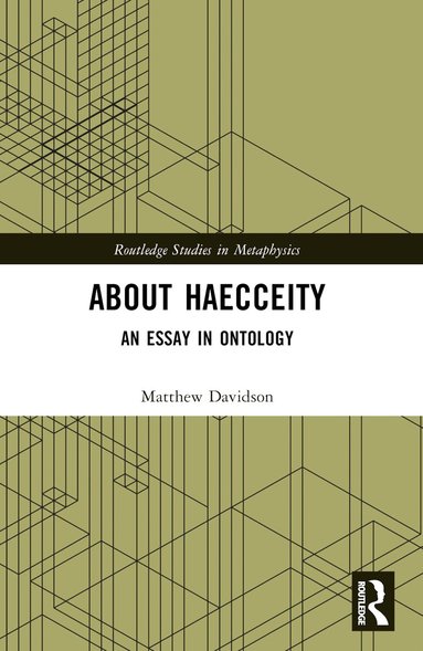 Matthew Davidson - About Haecceity, Häftad