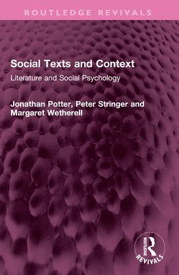 bokomslag Social Texts and Context