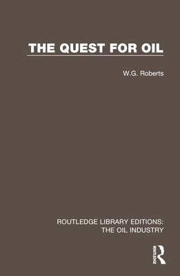 bokomslag Quest for Oil