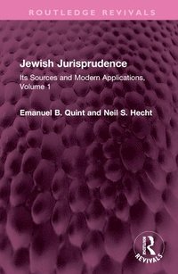 bokomslag Jewish Jurisprudence