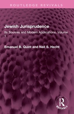 bokomslag Jewish Jurisprudence