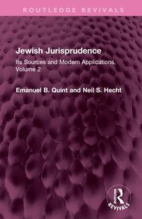 bokomslag Jewish Jurisprudence
