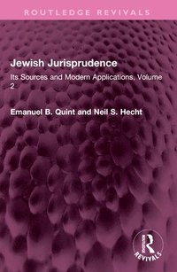 bokomslag Jewish Jurisprudence
