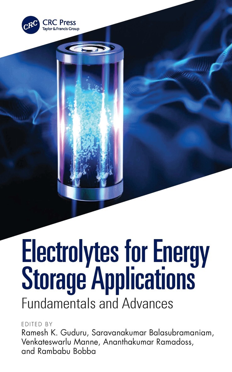 Ramesh K. Guduru, Saravanakumar Balasubramaniam, Venkateswarlu Manne, Ananthakumar Ramadoss, Rambabu Bobba - Electrolytes for Energy Storage Applications, Häftad