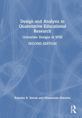 bokomslag Design and Analysis in Quantitative Educational Research