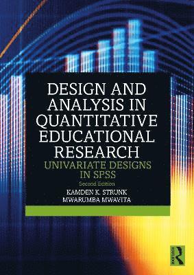 Design and Analysis in Quantitative Educational Research 1