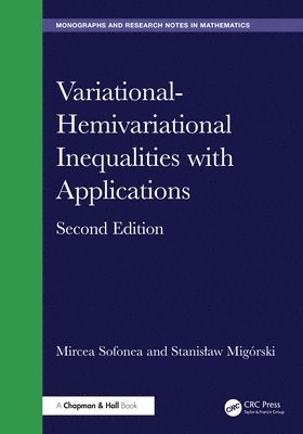 bokomslag Variational-Hemivariational Inequalities with Applications