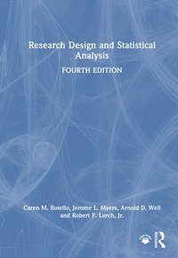 bokomslag Research Design and Statistical Analysis