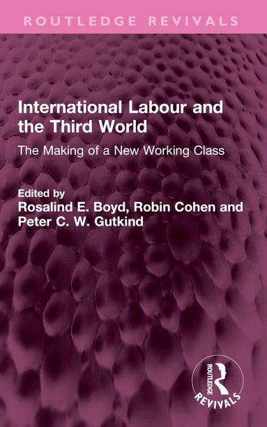 Rosalind E. Boyd, Robin Cohen, Peter C. W. Gutkind - International Labour and the Third World, Häftad