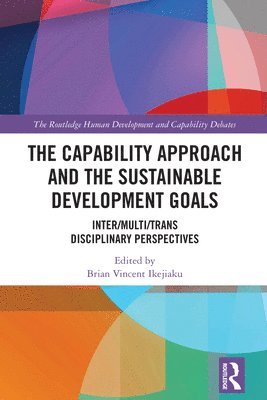 bokomslag The Capability Approach and the Sustainable Development Goals