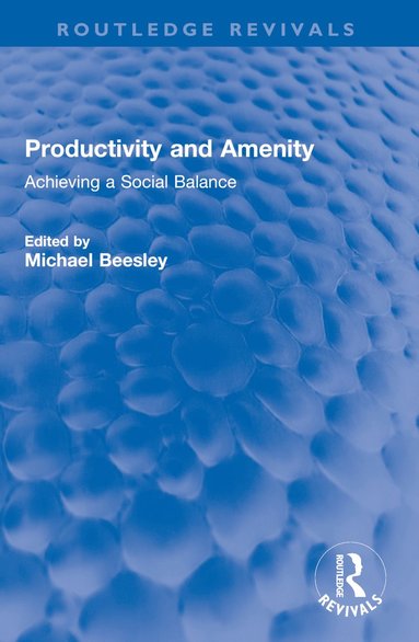 bokomslag Productivity and Amenity