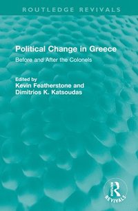 bokomslag Political Change in Greece
