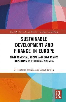 bokomslag Sustainable Development and Finance in Europe