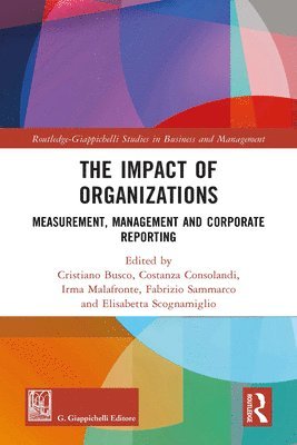 Cristiano Busco, Costanza Consolandi, Irma Malafronte, Fabrizio Sammarco, Elisabetta Scognamiglio - Impact of Organizations, Inbunden