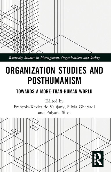 François-Xavier de Vaujany, Silvia Gherardi, Polyana Silva - Organization Studies and Posthumanism, Häftad