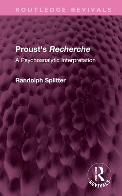 Proust's Recherche 1