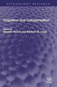 bokomslag Cognition and Categorization