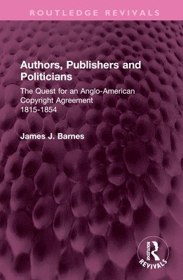 Authors, Publishers and Politicians 1