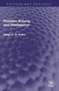 bokomslag Problem Solving and Intelligence