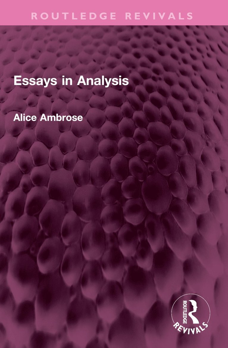 Essays in Analysis
