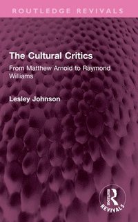 bokomslag Cultural Critics