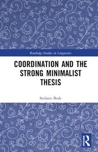 bokomslag Coordination and the Strong Minimalist Thesis