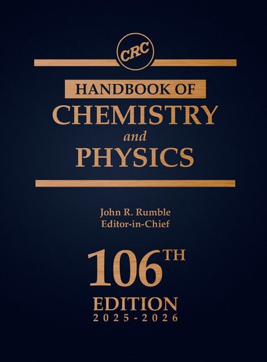 Julia Tanner, John Rumble - CRC Handbook of Chemistry and Physics, Inbunden